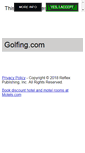 Mobile Screenshot of golfing.com